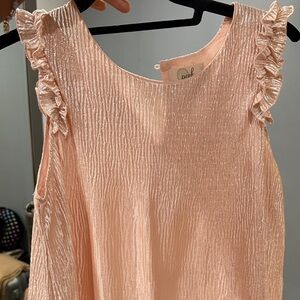 Peek Pink Ruffled Formal Dress